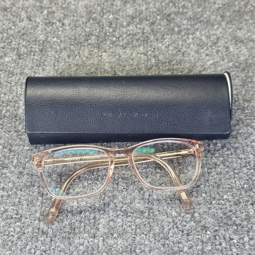 Warby Parker Welty M 600‎ Rose Crystal Eyeglasses Frames ONLY 52-18-145